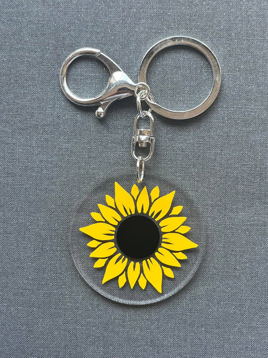 Sunflower Keyring