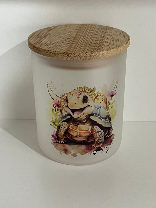 Frosted Candle - Turtle