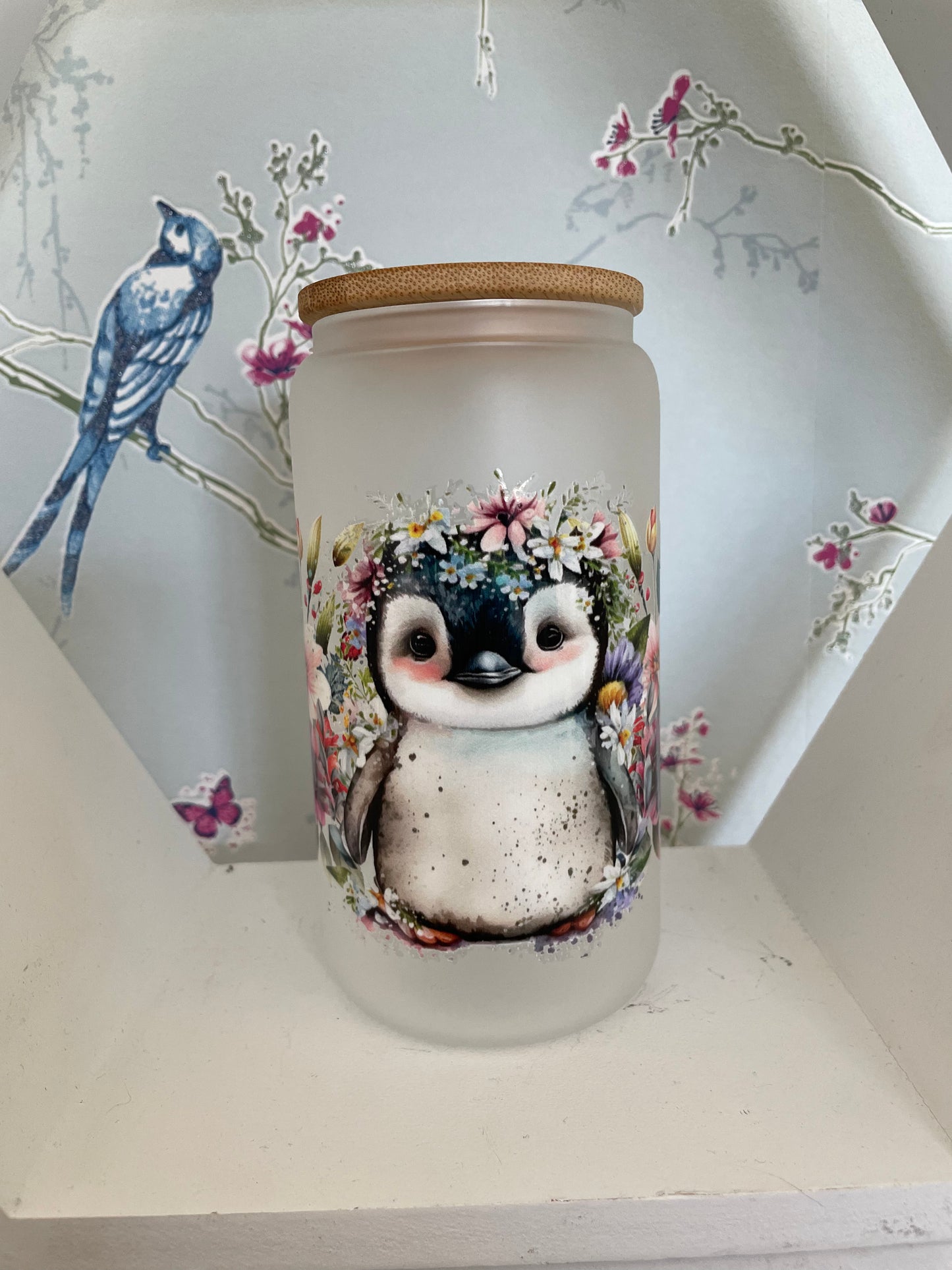 Penguin Glass Tumbler